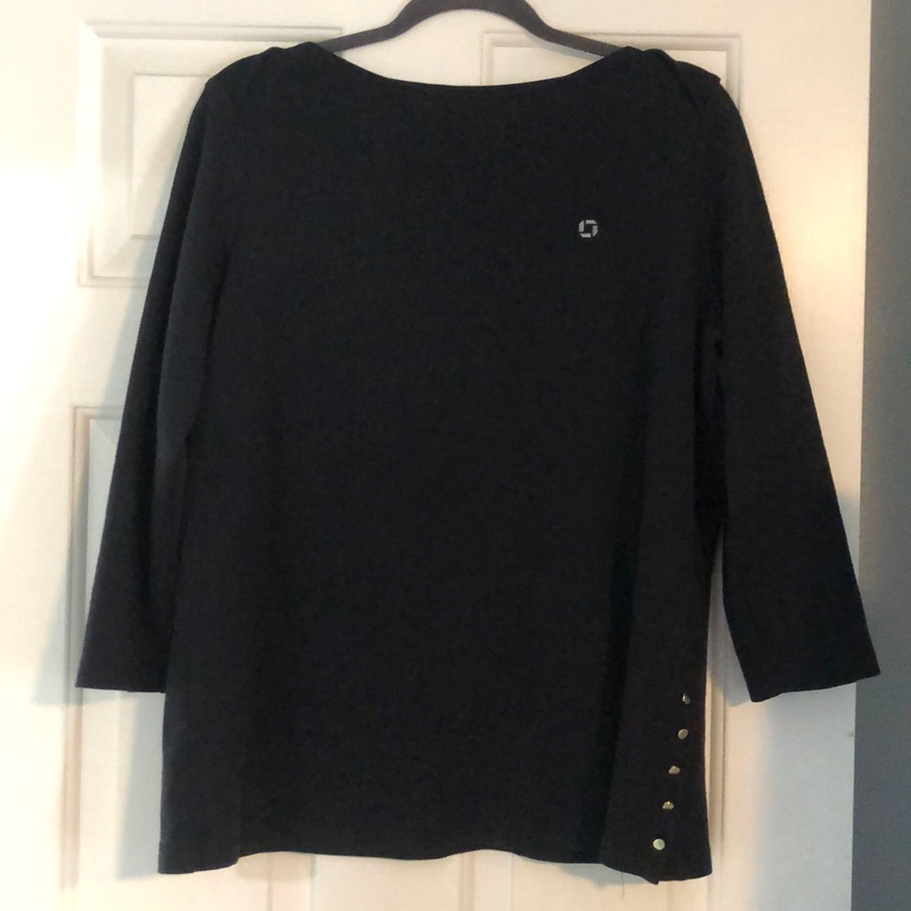 Chase employee attire women’s boatneck top